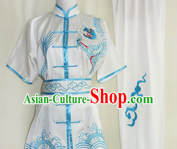 Top Kung Fu Costume Martial Arts Kung Fu Training Uniform Gongfu Shaolin Wushu Clothing for Men Women Adults Children