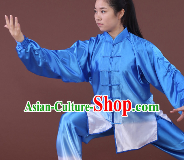 Top Tai Chi Uniforms Kung Fu Costume Martial Arts Kung Fu Training Uniform Gongfu Shaolin Wushu Clothing for Men Women Adults Children