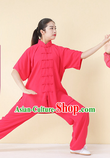 Top Tai Chi Uniforms Kung Fu Costume Martial Arts Kung Fu Training Uniform Gongfu Shaolin Wushu Clothing for Men Women Adults Children