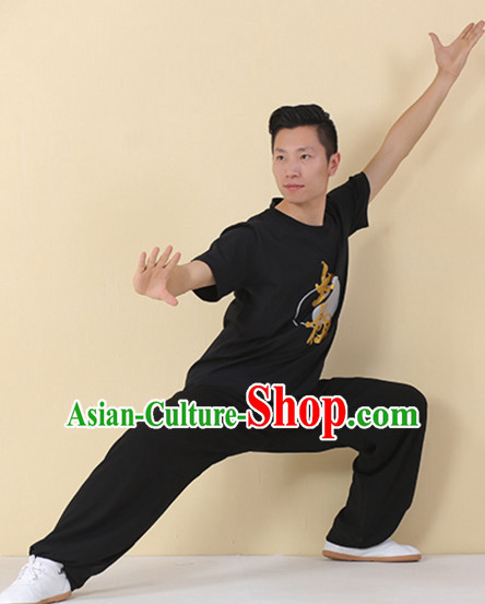 Top Tai Chi Uniforms Kung Fu Costume Martial Arts Kung Fu Training Uniform Gongfu Shaolin Wushu Clothing for Men Women Adults Children