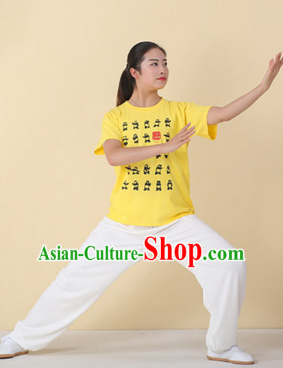 Top Tai Chi Uniforms Kung Fu Costume Martial Arts Kung Fu Training Uniform Gongfu Shaolin Wushu Clothing for Men Women Adults Children