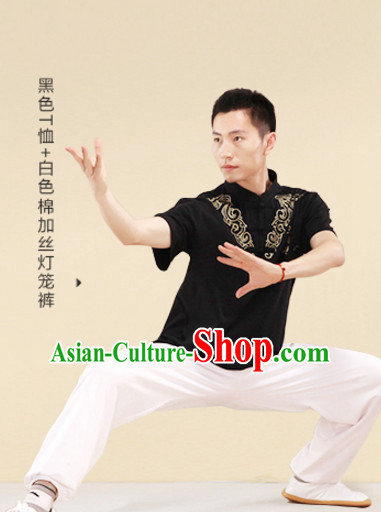 Top Tai Chi Uniforms Kung Fu Costume Martial Arts Kung Fu Training Uniform Gongfu Shaolin Wushu Clothing for Men Women Adults Children