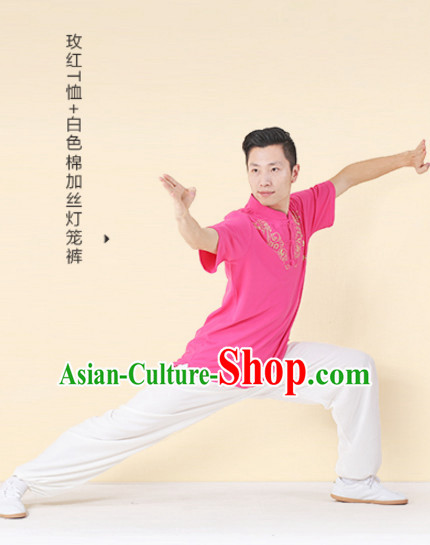 Top Tai Chi Uniforms Kung Fu Costume Martial Arts Kung Fu Training Uniform Gongfu Shaolin Wushu Clothing for Men Women Adults Children