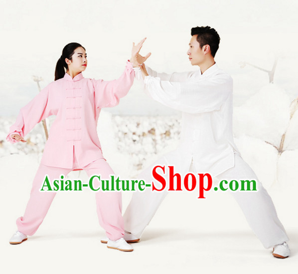 Top Tai Chi Uniforms Kung Fu Costume Martial Arts Kung Fu Training Uniform Gongfu Shaolin Wushu Clothing for Men Women Adults Children