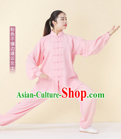 Top Tai Chi Uniforms Kung Fu Costume Martial Arts Kung Fu Training Uniform Gongfu Shaolin Wushu Clothing for Men Women Adults Children