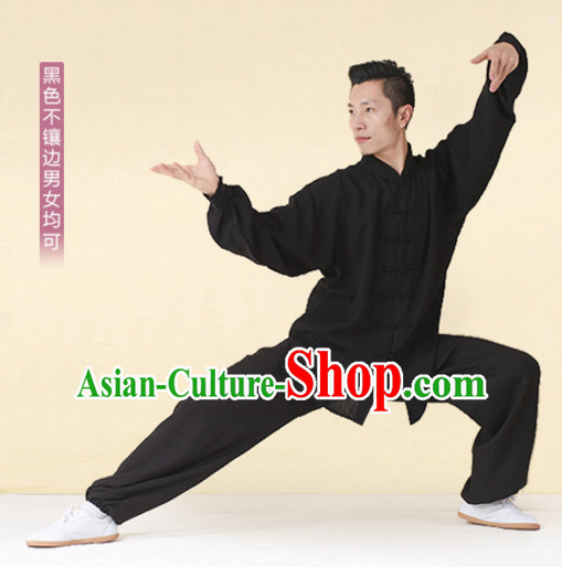 Top Tai Chi Uniforms Kung Fu Costume Martial Arts Kung Fu Training Uniform Gongfu Shaolin Wushu Clothing for Men Women Adults Children