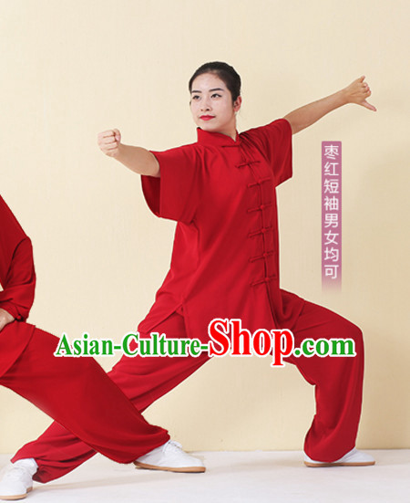 Top Tai Chi Uniforms Kung Fu Costume Martial Arts Kung Fu Training Uniform Gongfu Shaolin Wushu Clothing for Men Women Adults Children