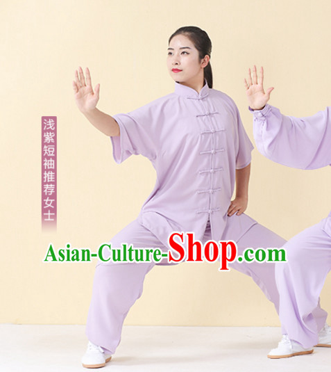 Top Tai Chi Uniforms Kung Fu Costume Martial Arts Kung Fu Training Uniform Gongfu Shaolin Wushu Clothing for Men Women Adults Children