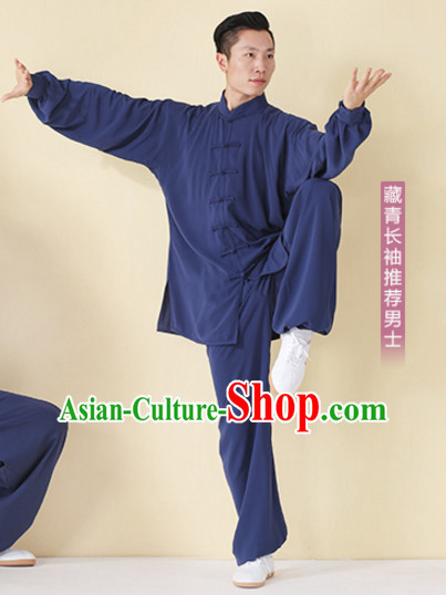 Top Tai Chi Uniforms Kung Fu Costume Martial Arts Kung Fu Training Uniform Gongfu Shaolin Wushu Clothing for Men Women Adults Children