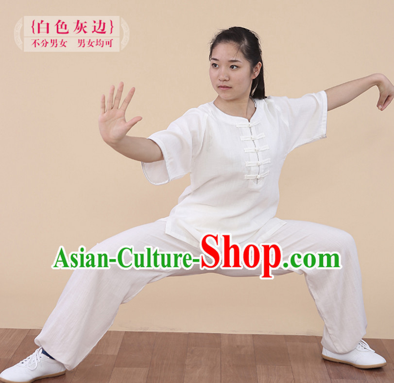 Top Tai Chi Uniforms Kung Fu Costume Martial Arts Kung Fu Training Uniform Gongfu Shaolin Wushu Clothing for Men Women Adults Children