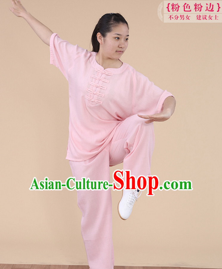 Top Tai Chi Uniforms Kung Fu Costume Martial Arts Kung Fu Training Uniform Gongfu Shaolin Wushu Clothing for Men Women Adults Children