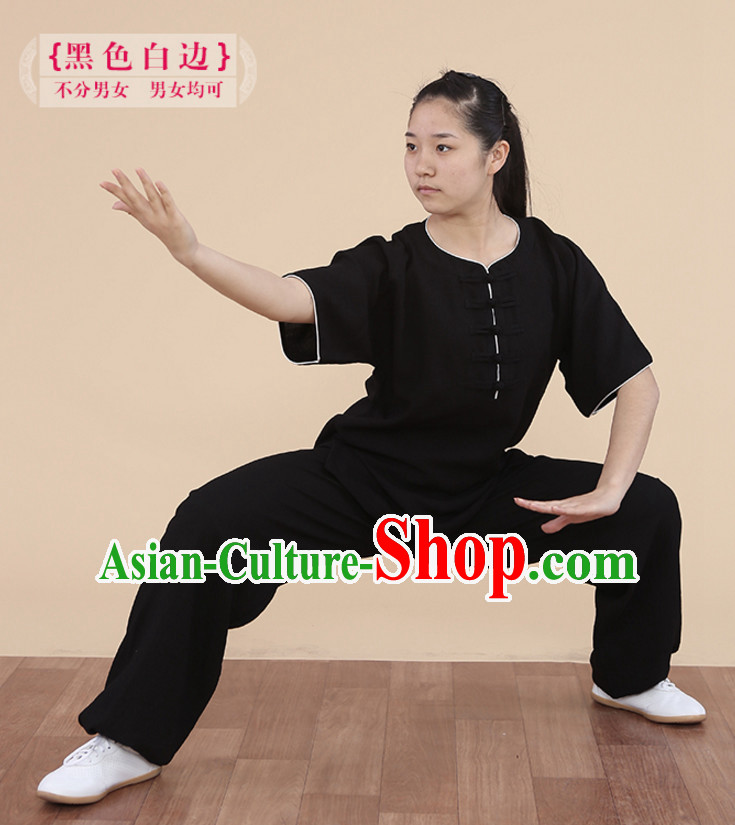 Top Tai Chi Uniforms Kung Fu Costume Martial Arts Kung Fu Training Uniform Gongfu Shaolin Wushu Clothing for Men Women Adults Children