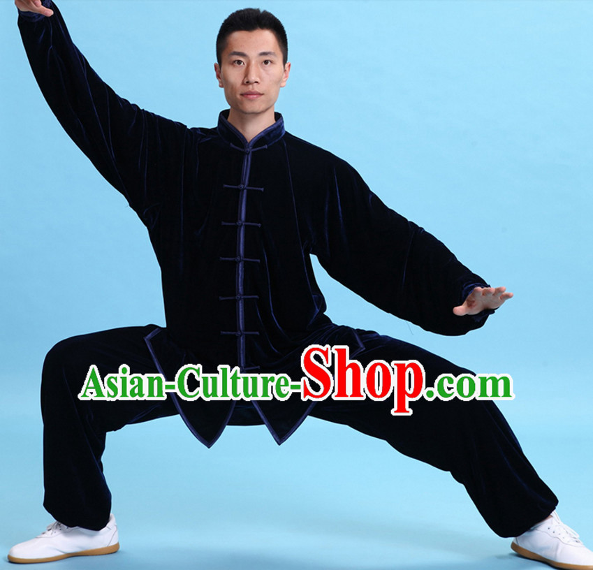 Top Tai Chi Uniforms Kung Fu Costume Martial Arts Kung Fu Training Uniform Gongfu Shaolin Wushu Clothing for Men Women Adults Children