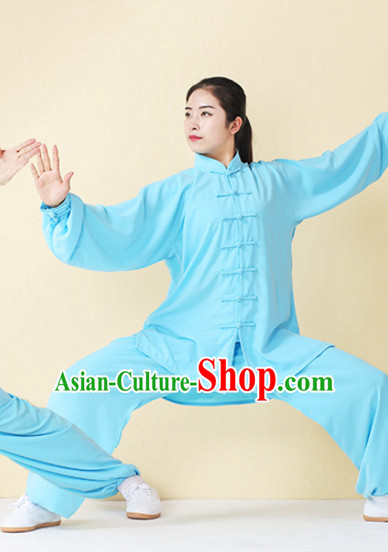 Top Tai Chi Uniforms Kung Fu Costume Martial Arts Kung Fu Training Uniform Gongfu Shaolin Wushu Clothing for Men Women Adults Children