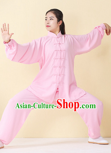 Top Tai Chi Uniforms Kung Fu Costume Martial Arts Kung Fu Training Uniform Gongfu Shaolin Wushu Clothing for Men Women Adults Children