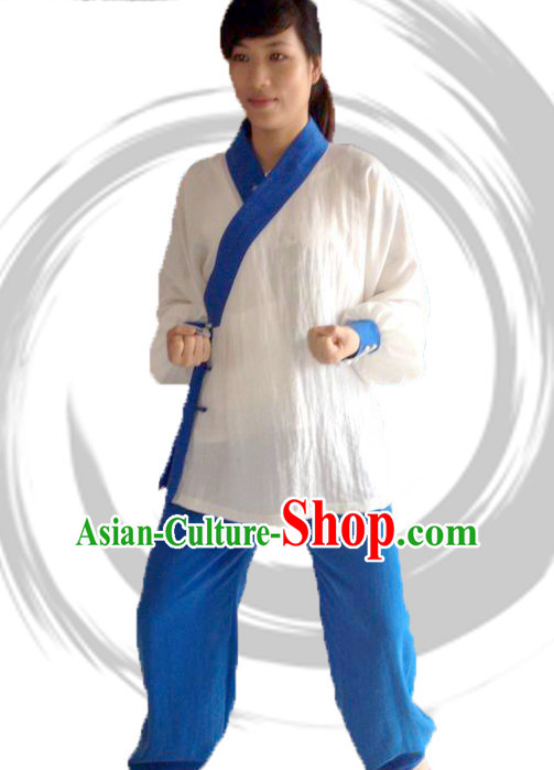 Top Tai Chi Uniforms Taoist Uniform for Men Women Adults Kids