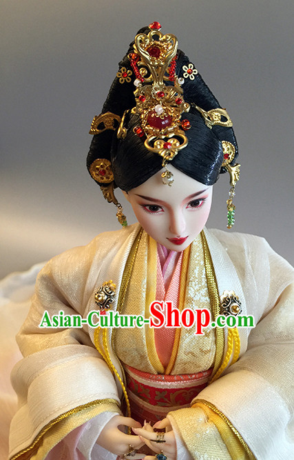 Ancient Chinese Princess Queen Empress Headwear Headpieces Hair Accessories Set