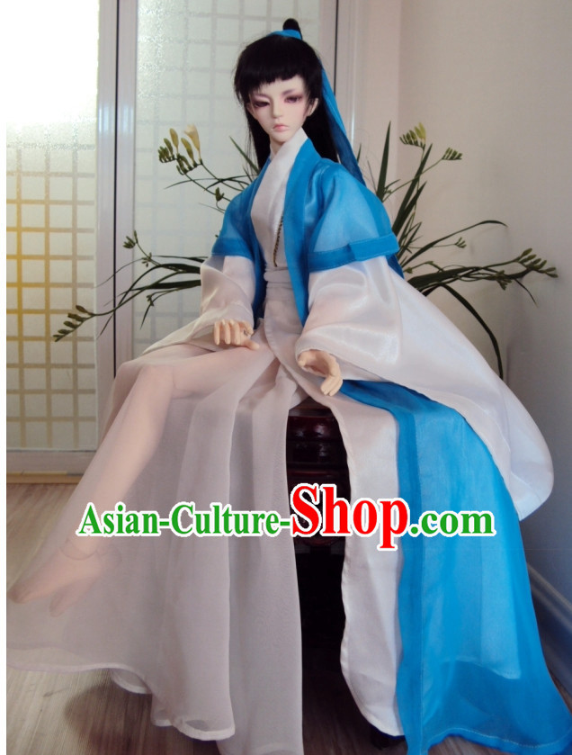 Chinese Style Dresses Chinese Scholar Clothing Clothes Han Chinese Costume Hanfu for Men Adults Children