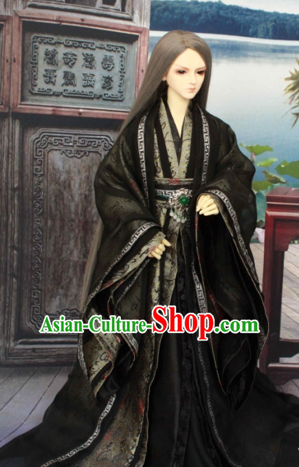 Chinese Style Dresses Chinese Scholar Clothing Clothes Han Chinese Costume Hanfu for Men Adults Children