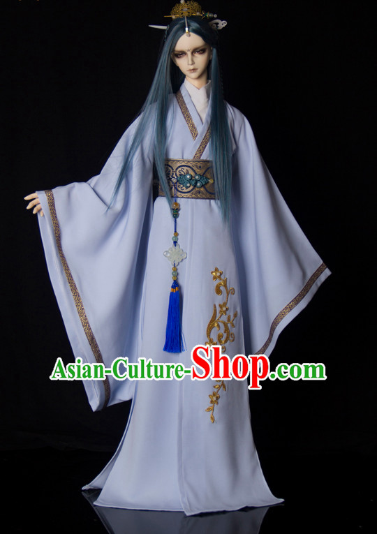 Chinese Style Dresses Chinese Scholar Clothing Clothes Han Chinese Costume Hanfu for Men Adults Children