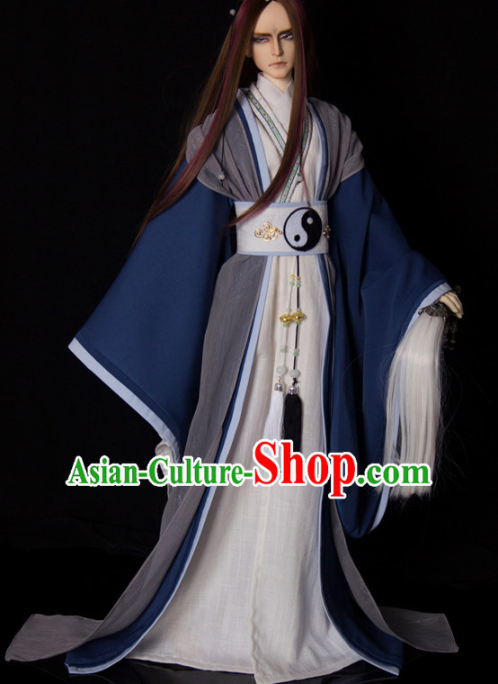 Chinese Style Dresses Chinese Scholar Clothing Clothes Han Chinese Costume Hanfu for Men Adults Children