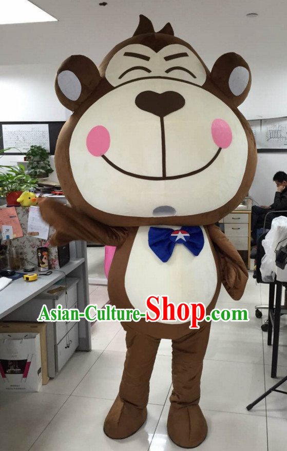 Free Design Professional Custom Made Mascot Costume Customized Mascots Costumes Happy Monkey Mascot Costumes