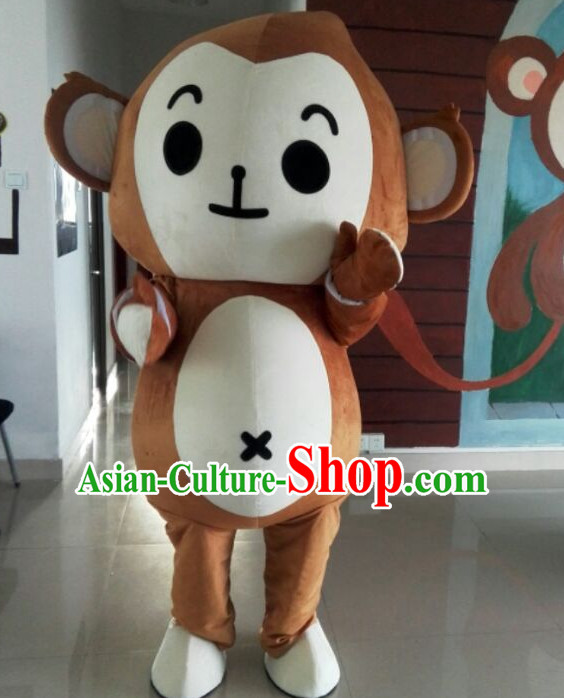 Free Design Professional Custom Made Mascot Costume Mascot Outfits Customized Monkey Mascots Costumes