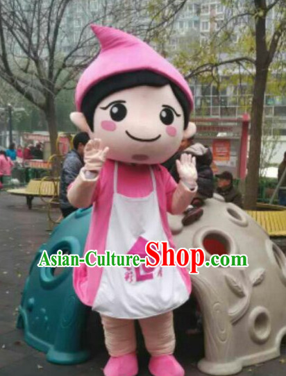 Free Design Professional Custom TV Commerical Mascot Uniforms Mascot Outfits Customized Cute Happy Girls Mascots Costumes