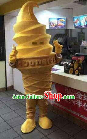 Free Design Professional Custom Mascot Uniforms Mascot Outfits Customized Cute Cartoon Character Ice Cream Mascots Costumes