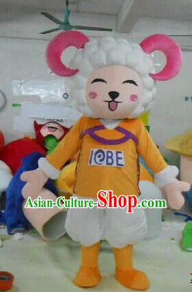 Free Design Professional Custom Mascot Uniforms Mascot Outfits Customized Cute Cartoon Character Sheep Mascots Costumes