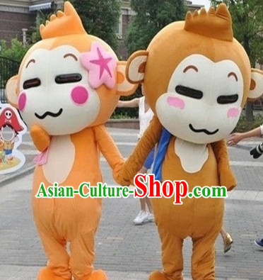 Mascot Uniforms Mascot Outfits Customized Walking Monkey Mascot Costumes