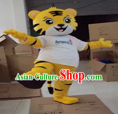 Mascot Uniforms Mascot Outfits Customized Walking Mascot Costumes Animal Cartoon Cute Tiger Mascots Costume