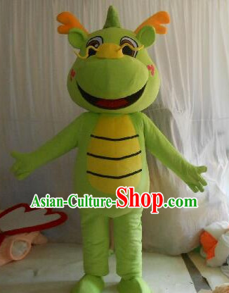 Professional Custom Mascot Uniforms Mascot Outfits Customized Cartoon Character Walking Dragon Mascot Costumes