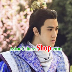 Ancient Chinese Style Prince Emperor Coronet for Men Boys Adults Children