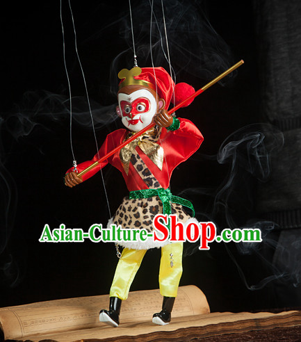 Top Sun Wukong Monkey King Hands Traditional String Puppet