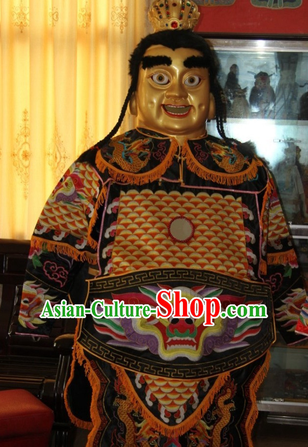 Top Handmade Adult Human Size Taiwan Dianyin Prince Puppet Props Costumes Armor Decorations Display Parade