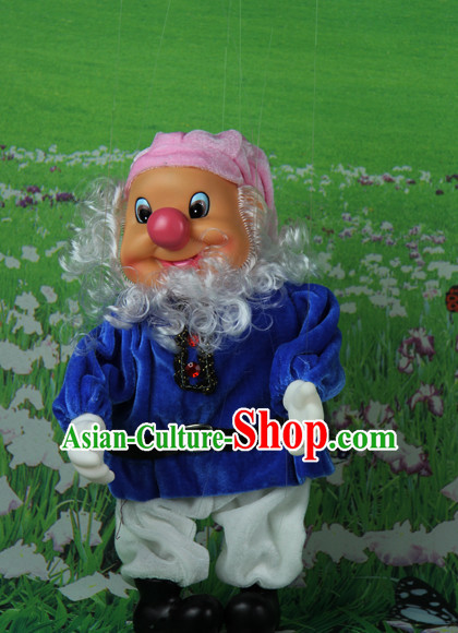 0.42 Meter High Chinese Handmade Dwarf Hand Marionette Puppet Hand Puppets