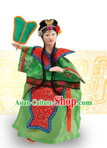 Traditional Chinese Handmade Iron Fan Princess Glove Puppet Hand Puppets