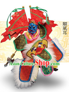 Traditional Chinese Handmade Shun Feng Er Hand Puppets Hand Marionette Puppet