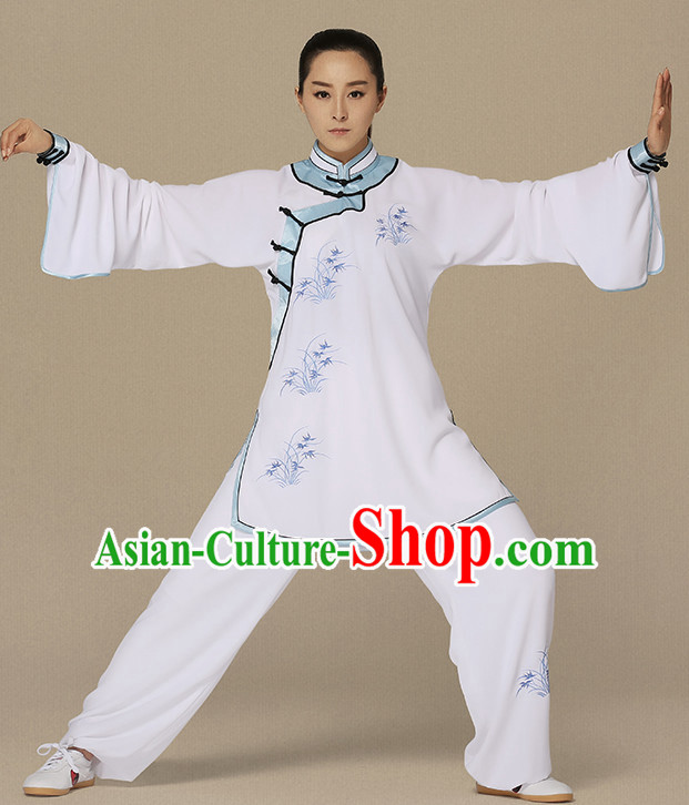 Top Kung Fu Competition Suits Kung Fu Gi Kung Fu Apparel Oriental Dress Wing Chun Apparel Taiji Uniform Chinese Kung Fu Outfit for Men Women Kids  Adults