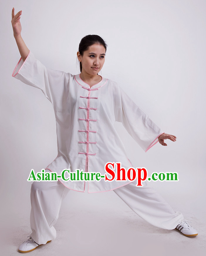 Top Kung Fu Competition Suits Kung Fu Gi Tai Chi Apparel Oriental Dress Wing Chun Apparel Taiji Uniform Chinese Kung Fu Outfit for Men Women Kids Adults