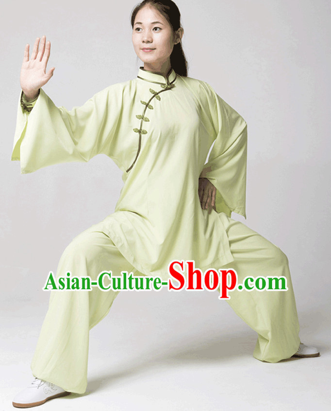 Top Kung Fu Competition Suits Kung Fu Gi Tai Chi Apparel Oriental Dress Wing Chun Apparel Taiji Uniform Chinese Kung Fu Outfit for Men Women Kids Adults