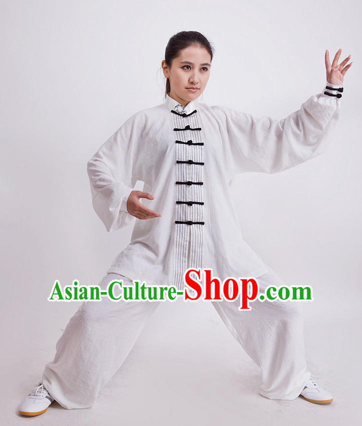 Top Kung Fu Competition Suits Kung Fu Gi Tai Chi Apparel Oriental Dress Wing Chun Apparel Taiji Uniform Chinese Kung Fu Outfit for Men Women Kids Adults