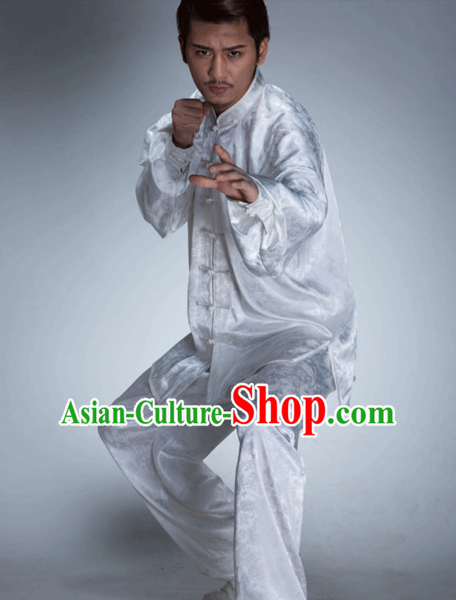 Top Kung Fu Competition Suits Kung Fu Gi Tai Chi Apparel Oriental Dress Wing Chun Apparel Taiji Uniform Outfit for Men Women Children Adults