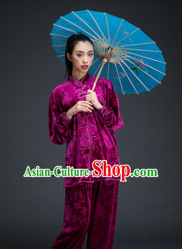 Top Kung Fu Competition Suits Kung Fu Gi Tai Chi Apparel Oriental Dress Wing Chun Apparel Taiji Uniform Outfit for Men Women Children Adults