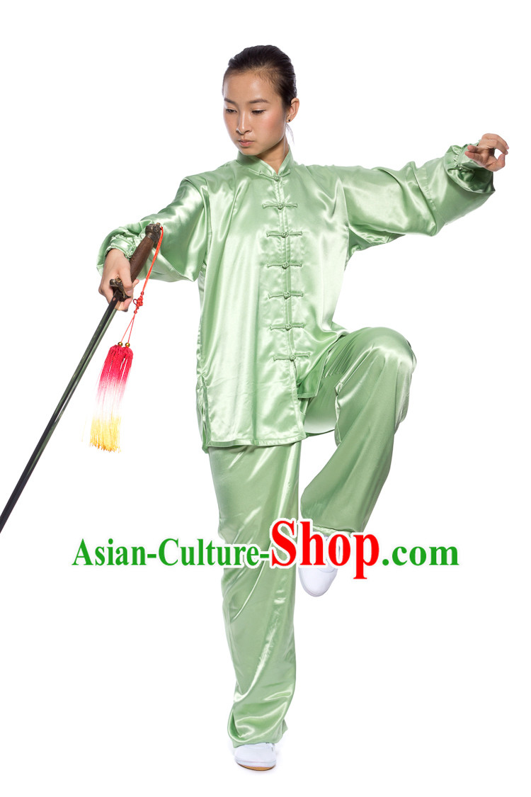 Chinese Traditional Kung Fu Martial Arts Practice and Competition Costume Wing Chun Apparel Taiji Tai Chi Uniform for Adults Children Men Women Boys Girls