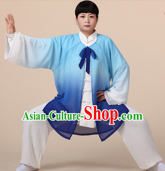 Chinese Asian Mandarin Kung Fu Martial Arts Practice and Competition Costume Wing Chun Apparel Taiji Tai Chi Uniform for Adults Children Men Women Boys Girls