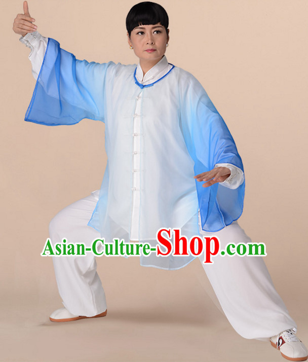 Chinese Asian Mandarin Kung Fu Martial Arts Practice and Competition Costume Wing Chun Apparel Taiji Tai Chi Uniform for Adults Children Men Women Boys Girls