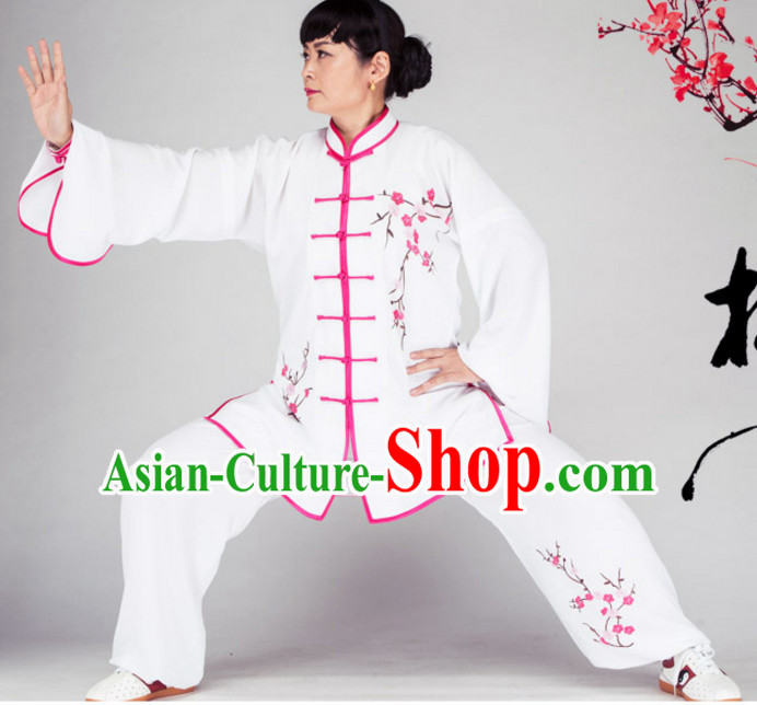 Chinese Asian Mandarin Kung Fu Martial Arts Practice and Competition Costume Wing Chun Apparel Taiji Tai Chi Uniform for Adults Children Men Women Boys Girls