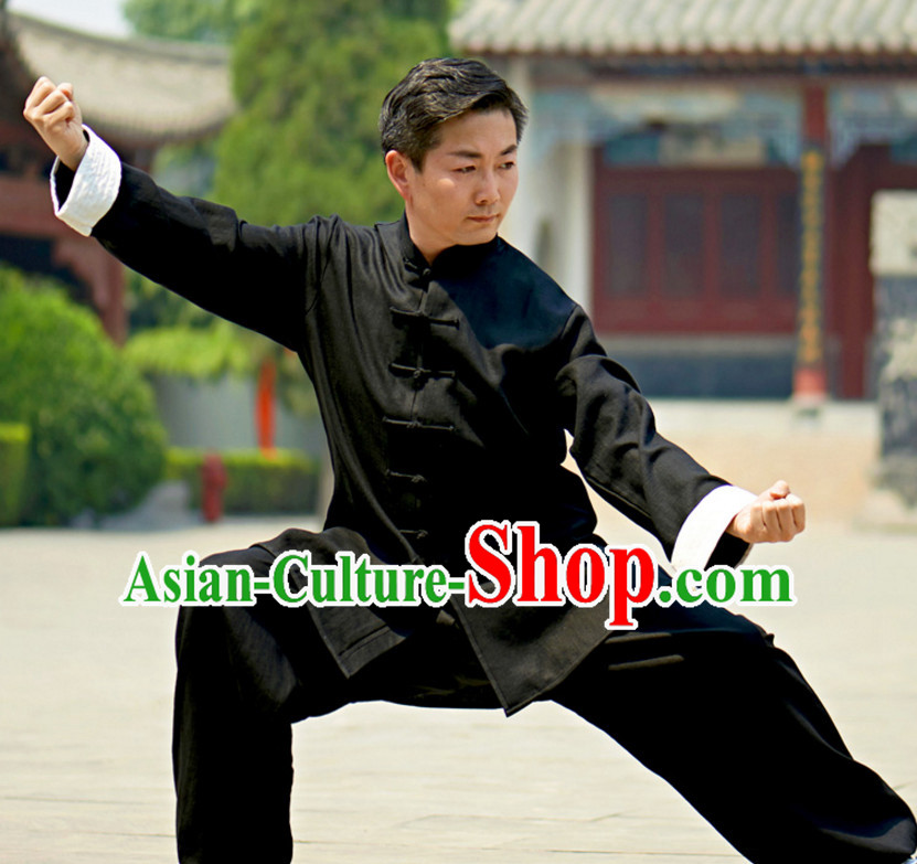 Chinese Asian Mandarin Kung Fu Martial Arts Practice and Competition Costume Wing Chun Apparel Taiji Tai Chi Uniform for Adults Children Men Women Boys Girls